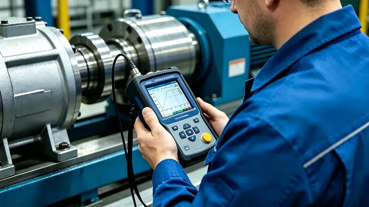bearing failure analysis showing damaged industrial bearing components