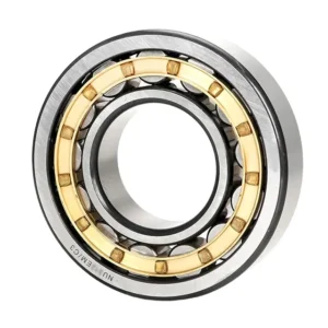 NU210 bearing cylindrical roller front view product photo