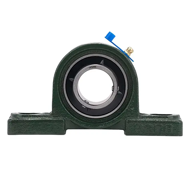 UCP 206 bearing dimension diagram with bore and OD